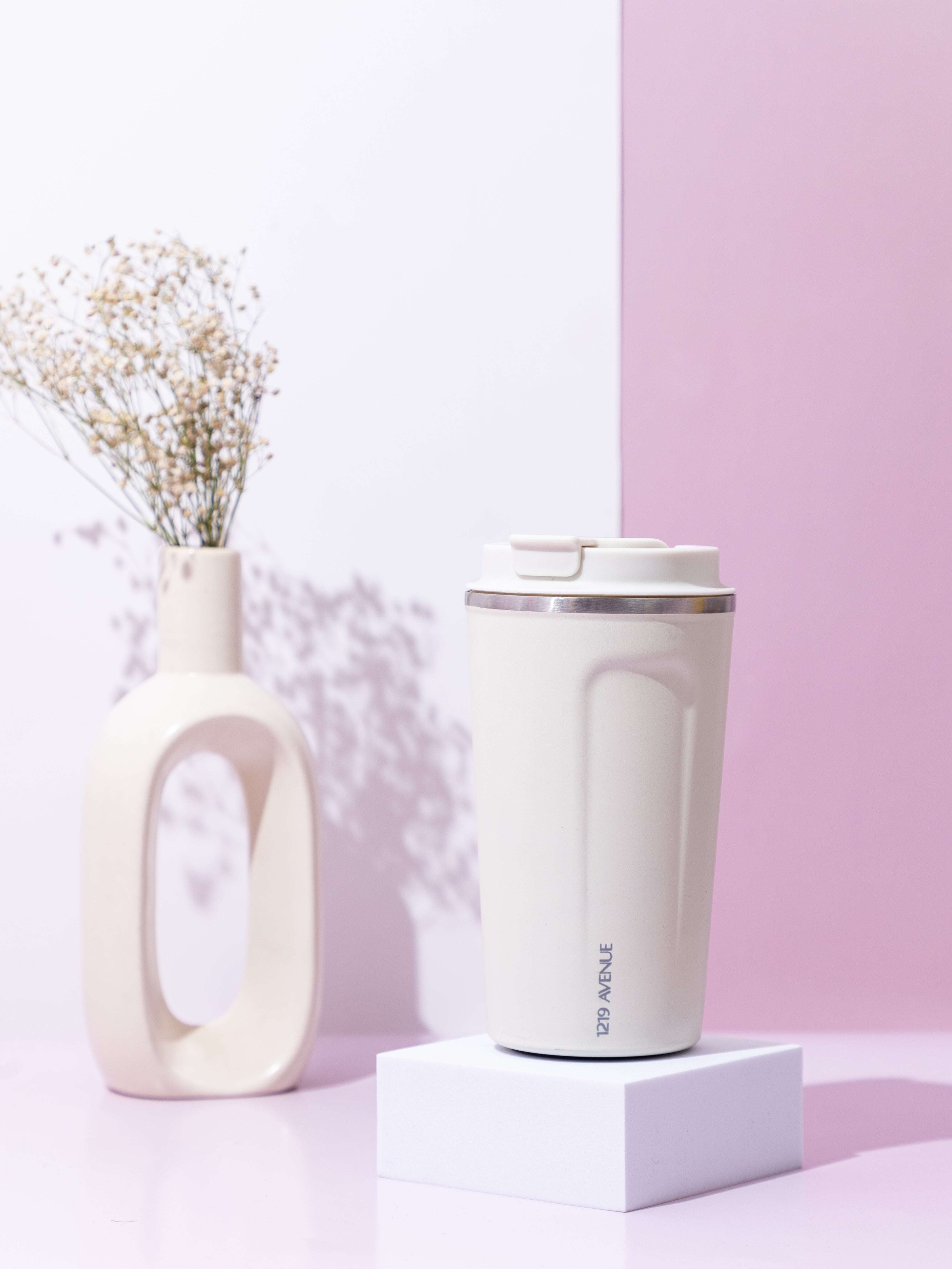 1219 Avenue Insulated Temperature Display Portable Coffee Flask 500ml