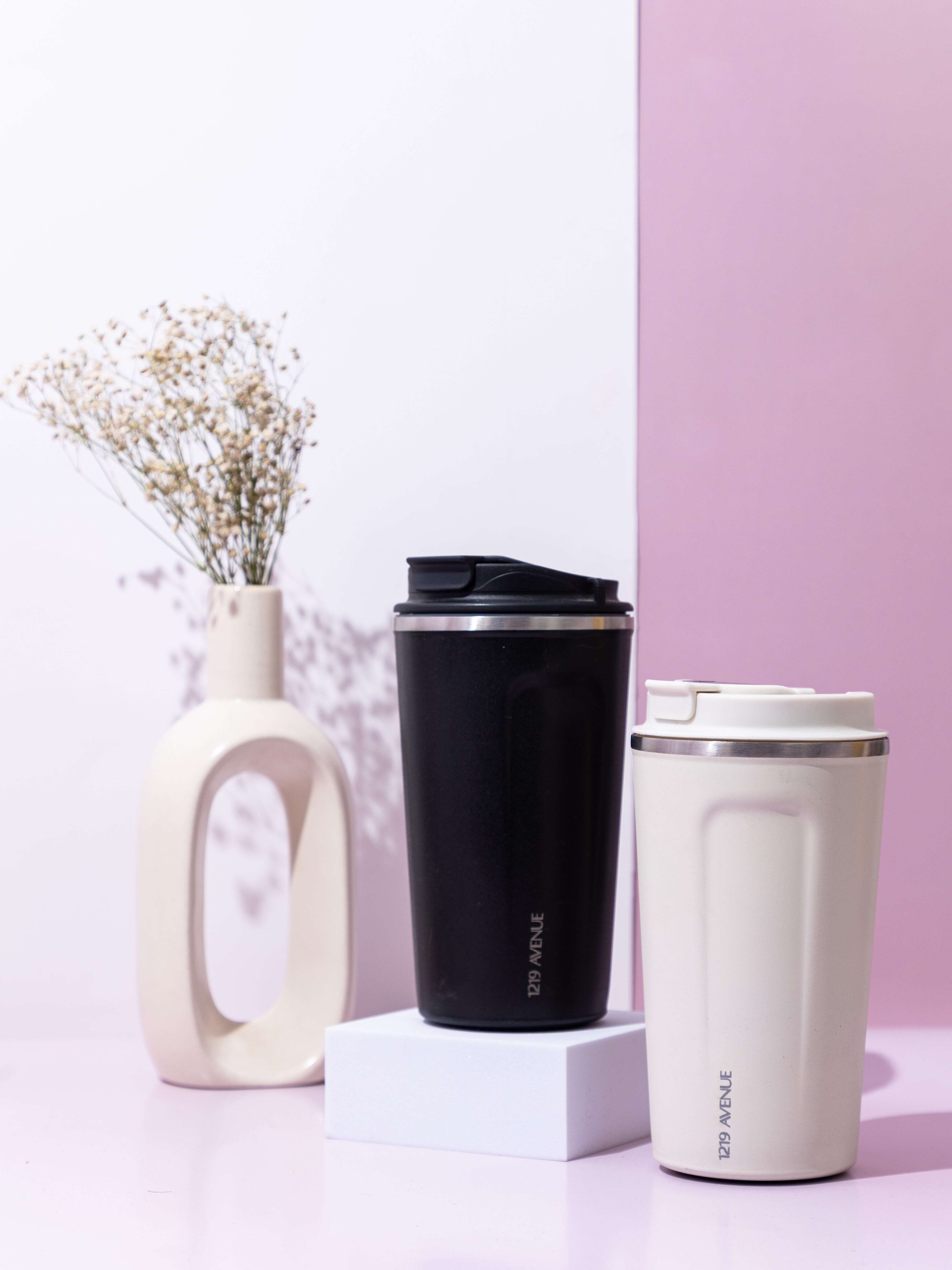 1219 Avenue Insulated Temperature Display Portable Coffee Flask 500ml