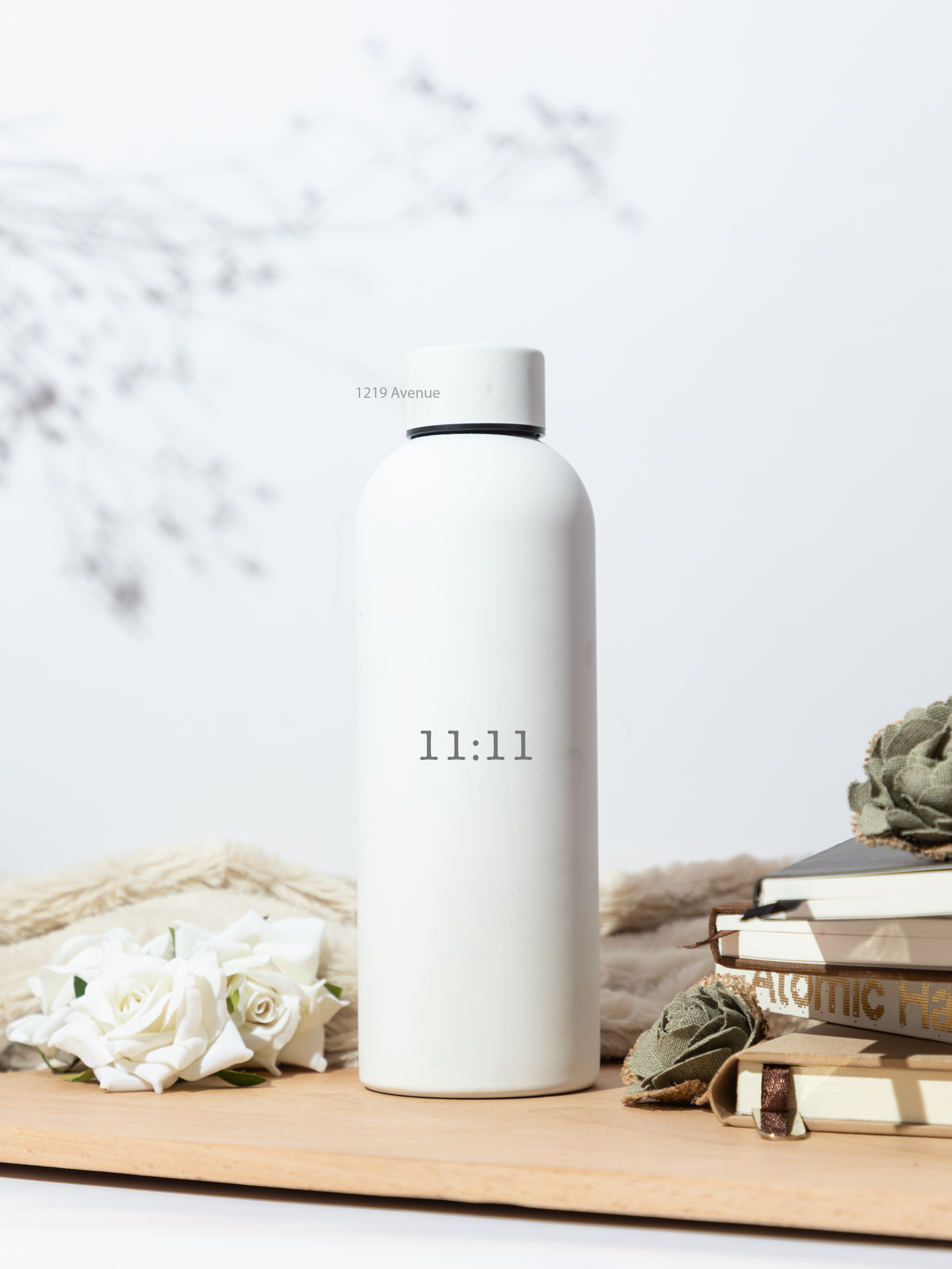 Bae-Sic Bottles 500 ML |11:11 Minimalist Print | Double Walled Hot And Cold Bottles