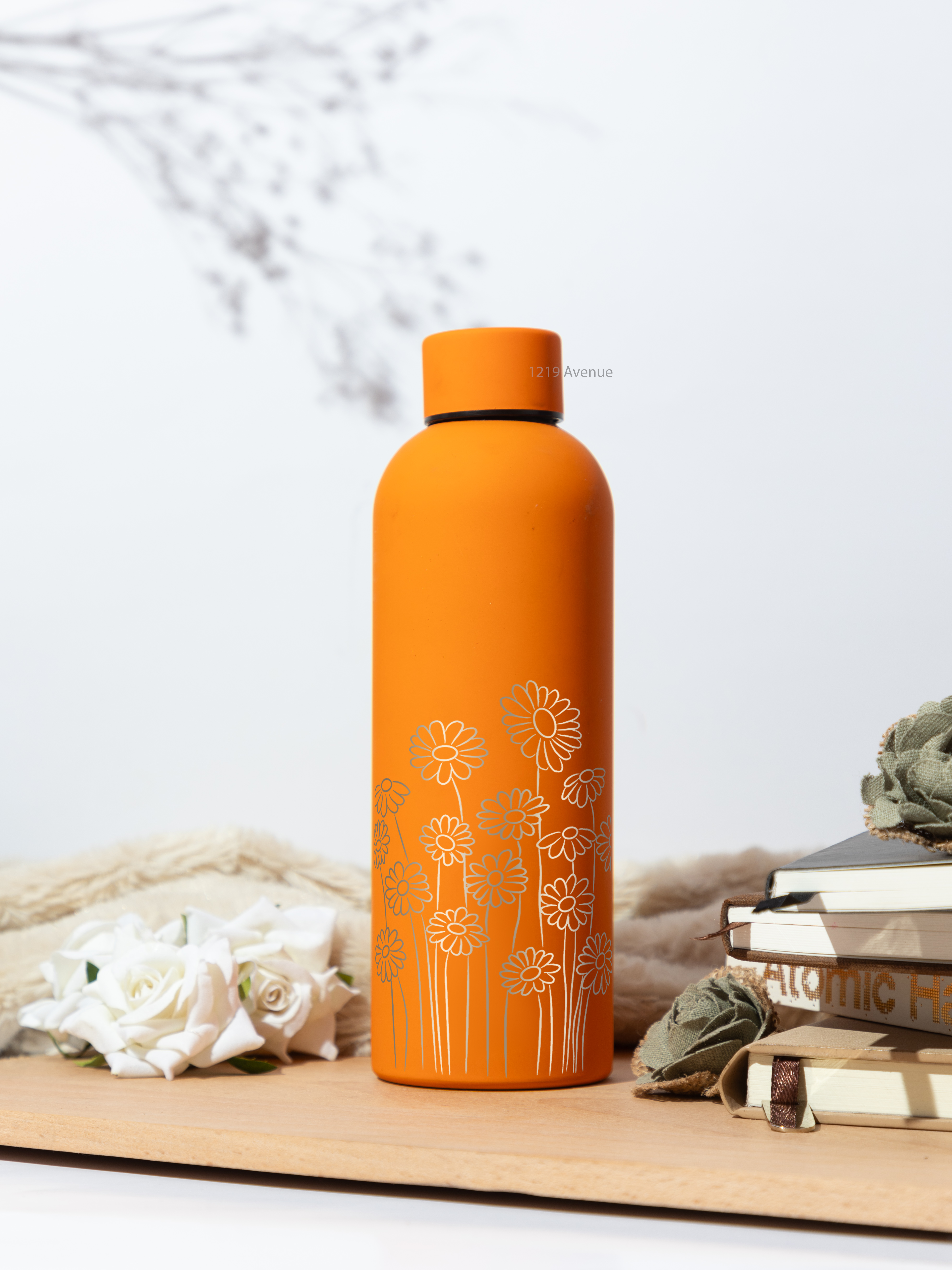 Bae-Sic Bottles 500 ML |Floral Valley Print | Double Walled Hot And Cold Bottles