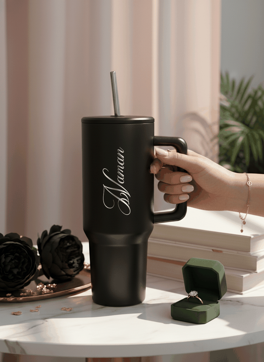 Personalized Elance WayFay Gen 3 1.2 ltr | 100% Leak-Proof | Double Walled Insulated Hot & Cold 18+ Hrs | 1200 ML