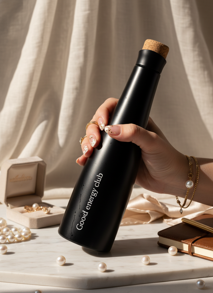 Personalized 500ml Recherche Wine Shaped Insulated Bottles 18hrs+ Hot and Cold