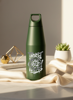 Printed Nuvra Geo-Dash Insulated Bottles 12hrs+ Hot and Cold |Premium Gifting | 580ml and 1100ml | 1 litre capacity