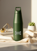 Printed Nuvra Geo-Dash Insulated Bottles 12hrs+ Hot and Cold |Premium Gifting | 580ml and 1100ml | 1 litre capacity