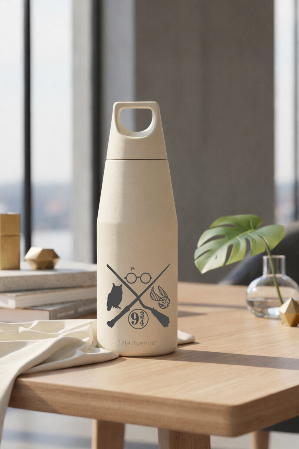 Printed Nuvra Geo-Dash Insulated Bottles 12hrs+ Hot and Cold |Premium Gifting | 580ml and 1100ml | 1 litre capacity