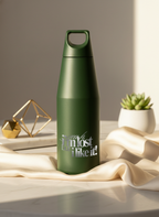 Printed Nuvra Geo-Dash Insulated Bottles 12hrs+ Hot and Cold |Premium Gifting | 580ml and 1100ml | 1 litre capacity