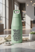 Printed Nuvra Geo-Dash Insulated Bottles 12hrs+ Hot and Cold |Premium Gifting | 580ml and 1100ml | 1 litre capacity